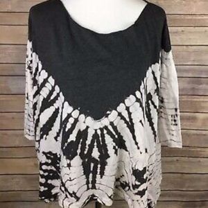 Free People Coastal Tie Dye Shirt